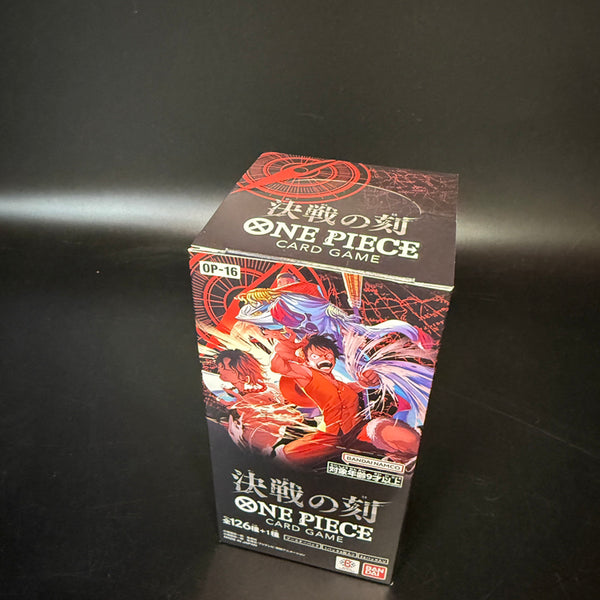 OP-16】The Time Of Battle TCG BOX & CASE〔Factory Sealed〕