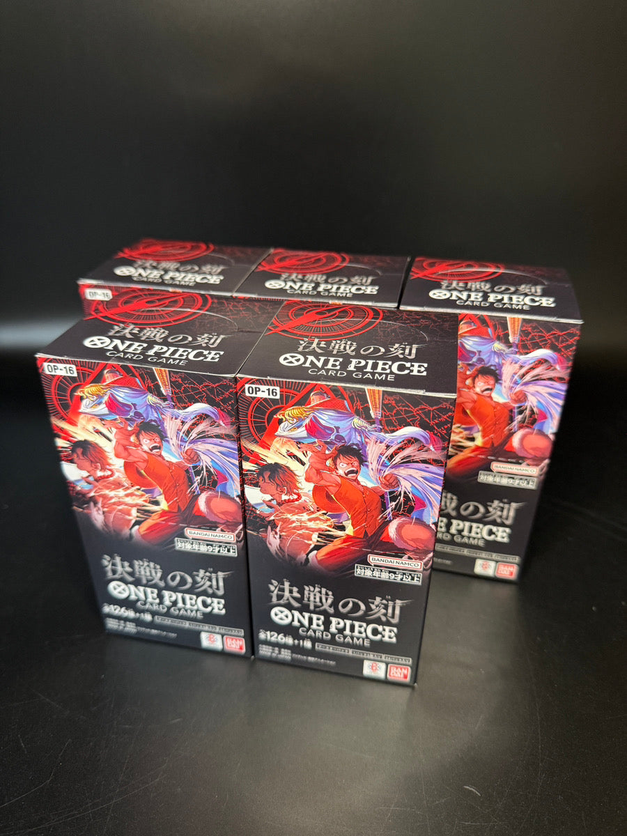 【OP-16】The Time Of Battle TCG BOX & CASE〔Factory Sealed〕