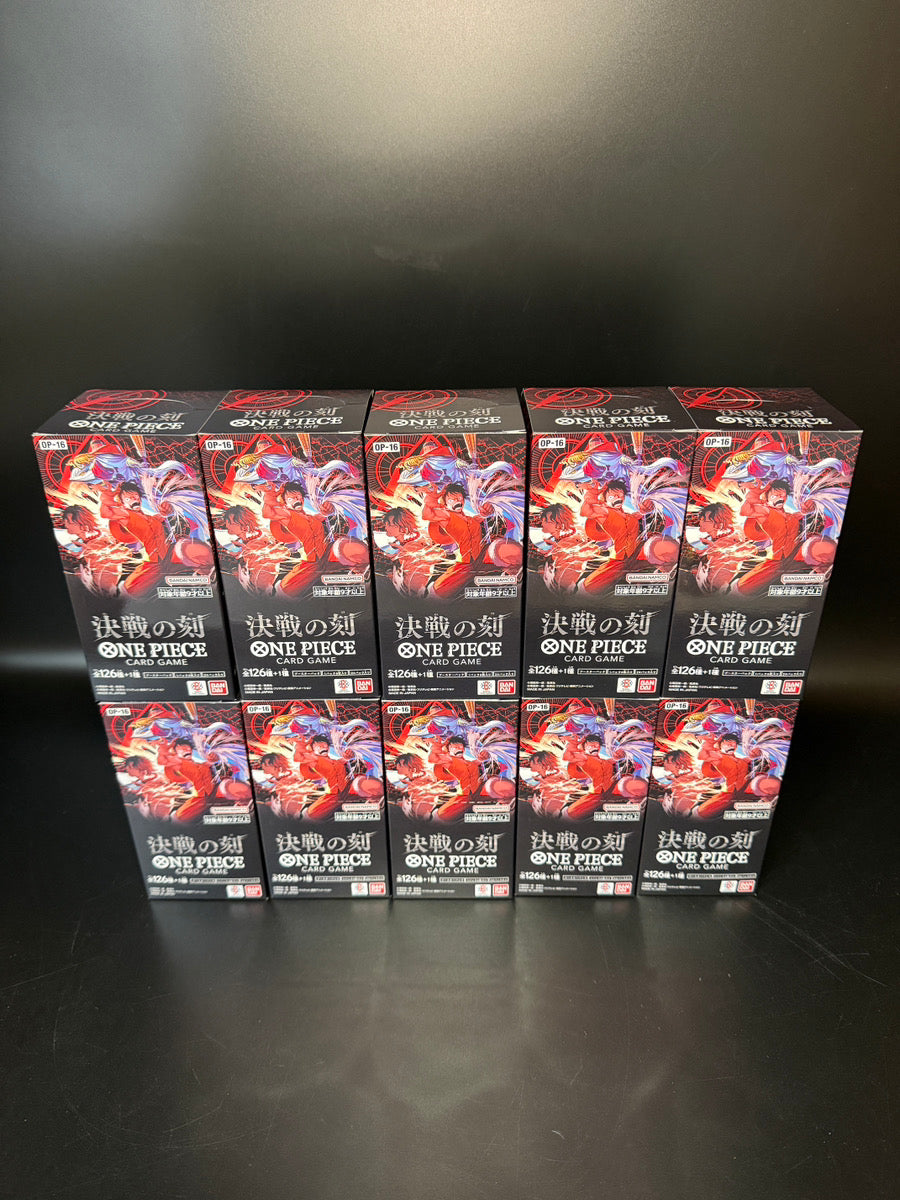 OP-16】The Time Of Battle TCG BOX & CASE〔Factory Sealed〕