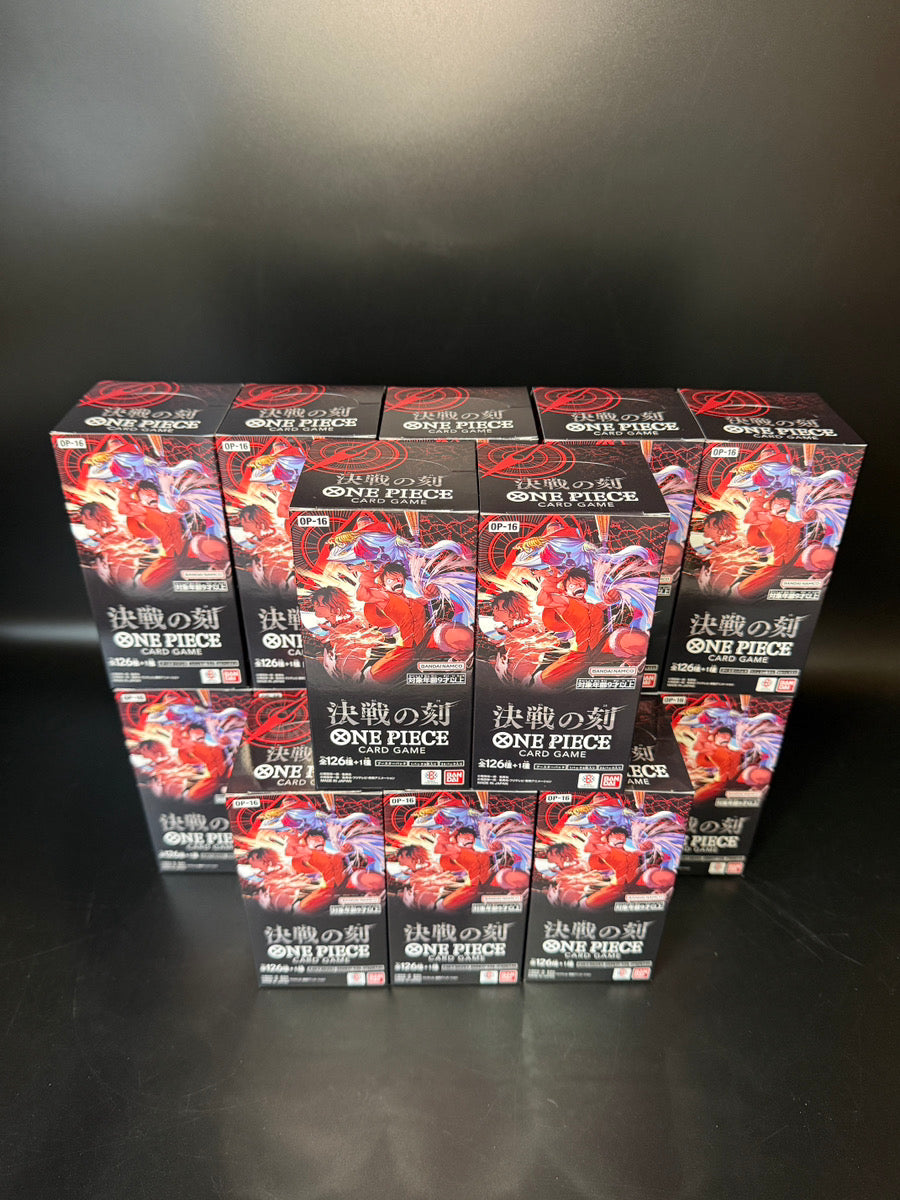 OP-16】The Time Of Battle TCG BOX & CASE〔Factory Sealed〕