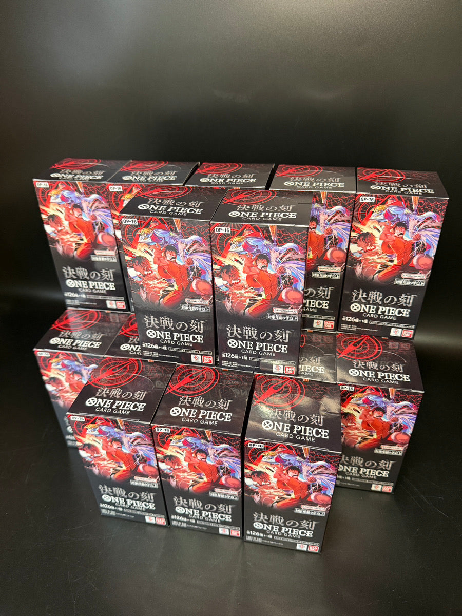 OP-16】The Time Of Battle TCG BOX & CASE〔Factory Sealed〕