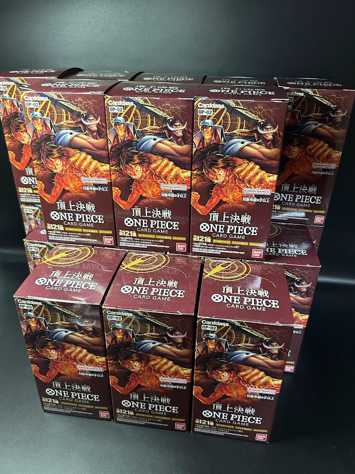 OP-02Summit Battle Booster TCG BOX & CASEFactory Sealed Buy Online at Omotenashi TCG | Japanese TCG Store OP-02Summit Battle Booster TCG BOX & CASEFactory Sealed Buy Online at Omotenashi TCG | Japanese TCG Store