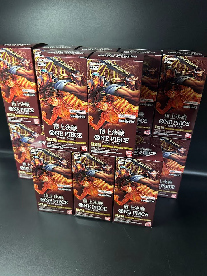 OP-02Summit Battle Booster TCG BOX & CASEFactory Sealed Buy Online at Omotenashi TCG | Japanese TCG Store OP-02Summit Battle Booster TCG BOX & CASEFactory Sealed Buy Online at Omotenashi TCG | Japanese TCG Store