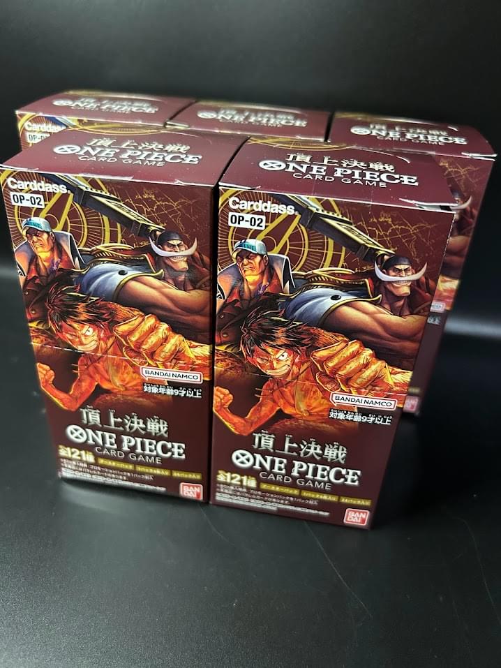 op 02 booster box One Piece Card Game OP-02 Summit Battle Japan The popular Paramount War Saga themed Booster Pack is getting a Vol.2 BOOSTER PACK -PARAMOUNT WAR-