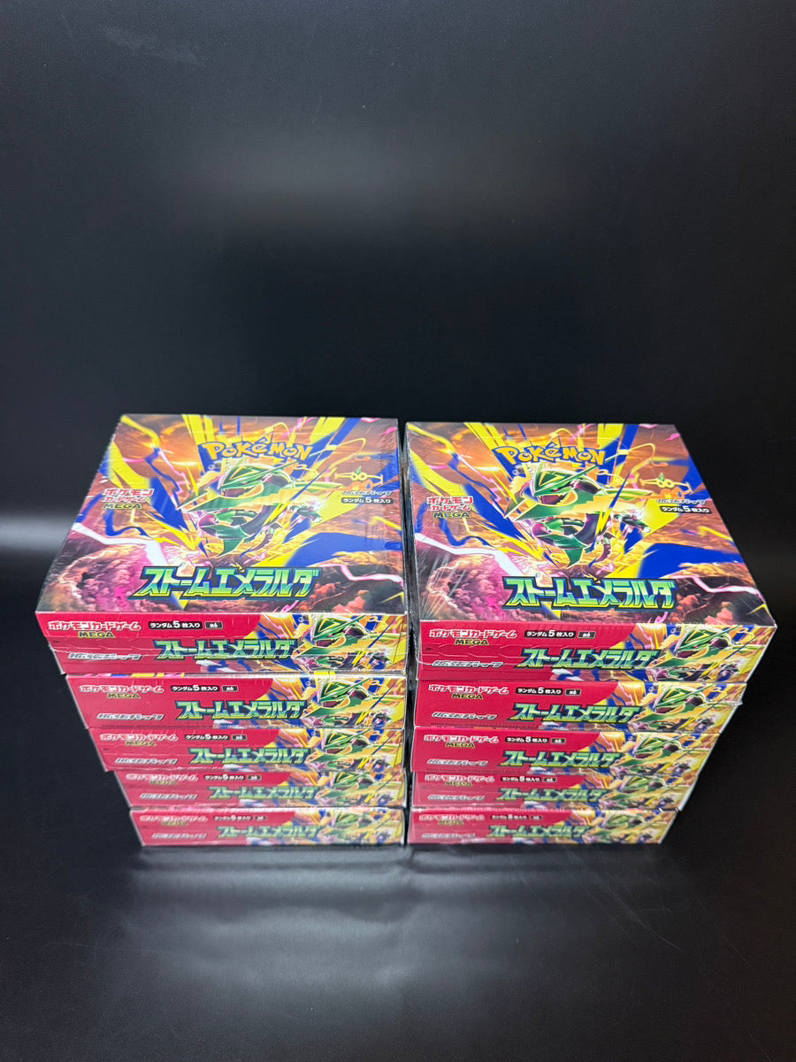 【M6】Storm Emeralda TCG BOX & CASE〔Factory Sealed〕
