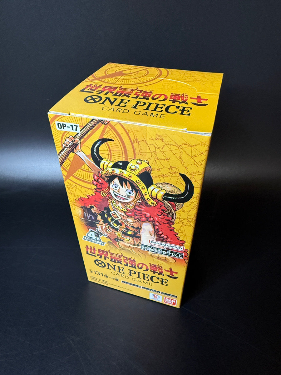 【OP-17】The World's Strongest Warriors TCG BOX & CASE〔Factory Sealed〕