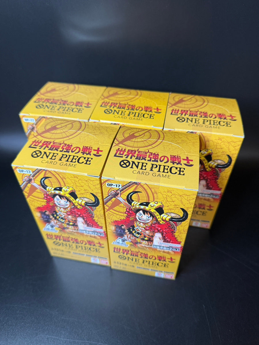 【OP-17】The World's Strongest Warriors TCG BOX & CASE〔Factory Sealed〕