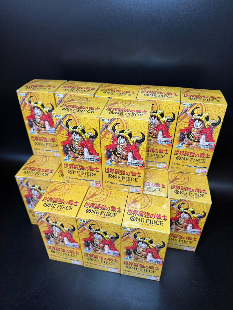 【OP-17】The World's Strongest Warriors TCG BOX & CASE〔Factory Sealed〕