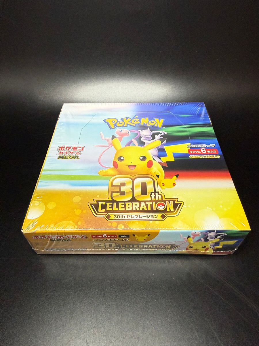 【M6a】30th CELEBRATION TCG BOX & CASE〔Factory Sealed〕