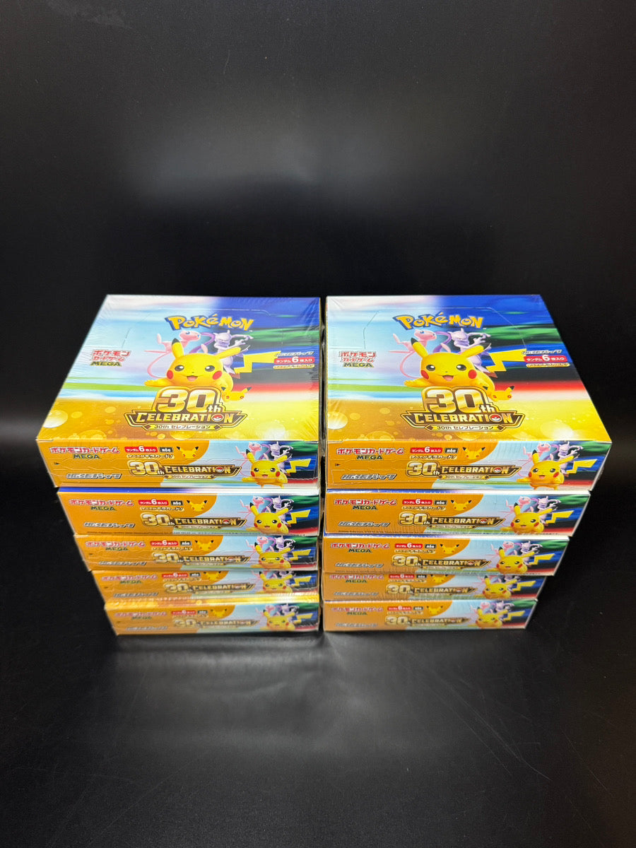 【M6a】30th CELEBRATION TCG BOX & CASE〔Factory Sealed〕