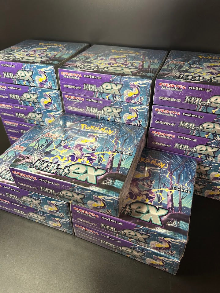 SV1V】Violet ex Booster TCG BOX & CASE〔Factory Sealed〕