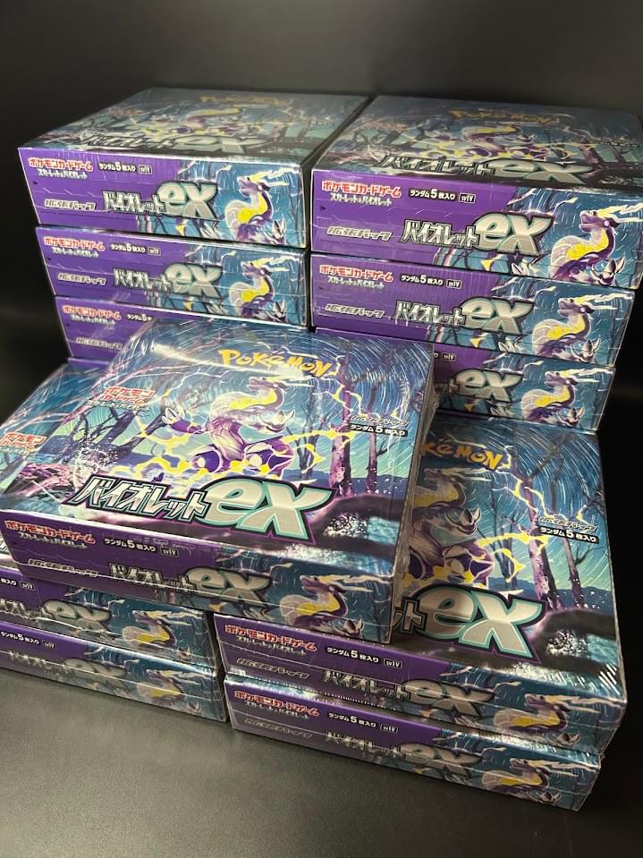 SV1V】Violet ex Booster TCG BOX & CASE〔Factory Sealed〕