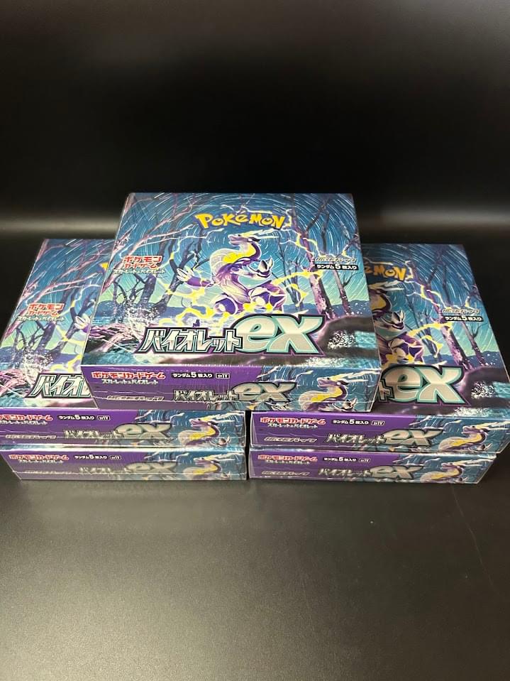 SV1V】Violet ex Booster TCG BOX & CASE〔Factory Sealed〕