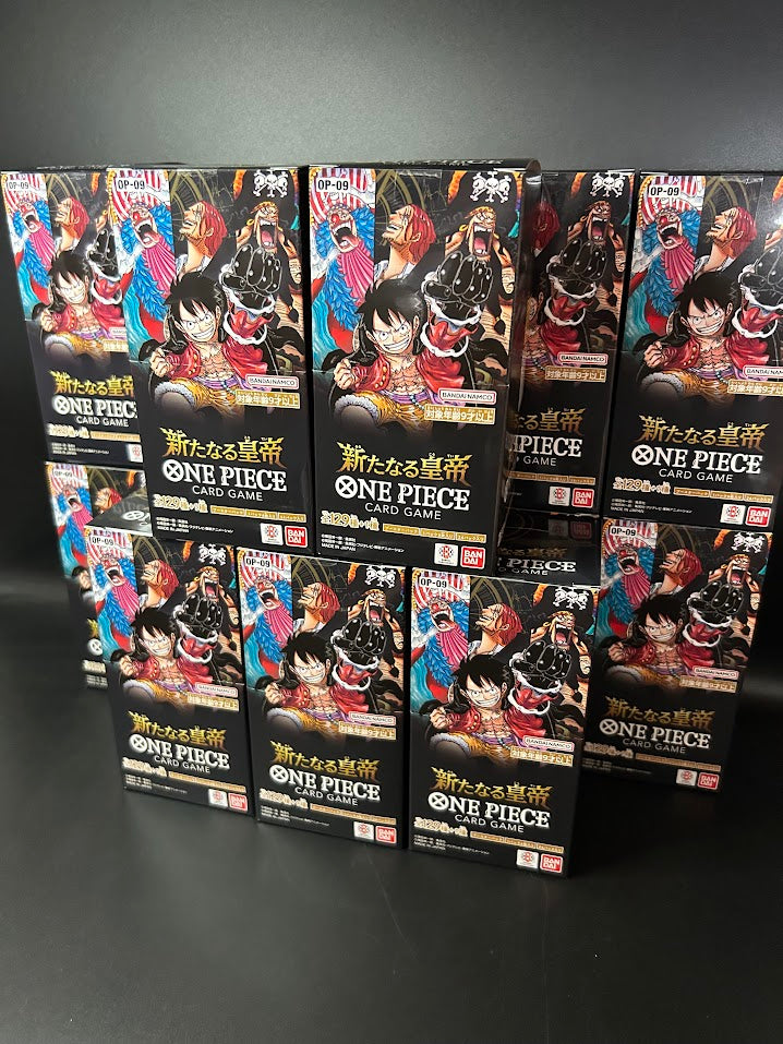 OP-09Emperors in the New World Booster TCG BOX & CASEFactory Sealed Buy Online at Omotenashi TCG | Japanese TCG Store OP-09Emperors in the New World Booster TCG BOX & CASEFactory Sealed Buy Online at Omotenashi TCG | Japanese TCG Store