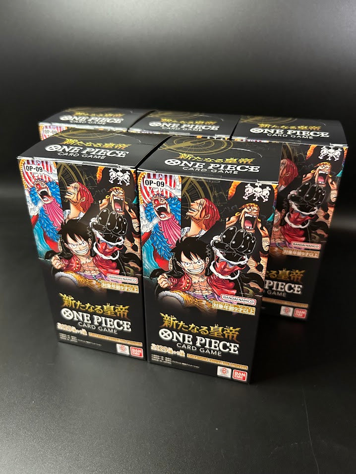 OP-09Emperors in the New World Booster TCG BOX & CASEFactory Sealed Buy Online at Omotenashi TCG | Japanese TCG Store OP-09Emperors in the New World Booster TCG BOX & CASEFactory Sealed Buy Online at Omotenashi TCG | Japanese TCG Store