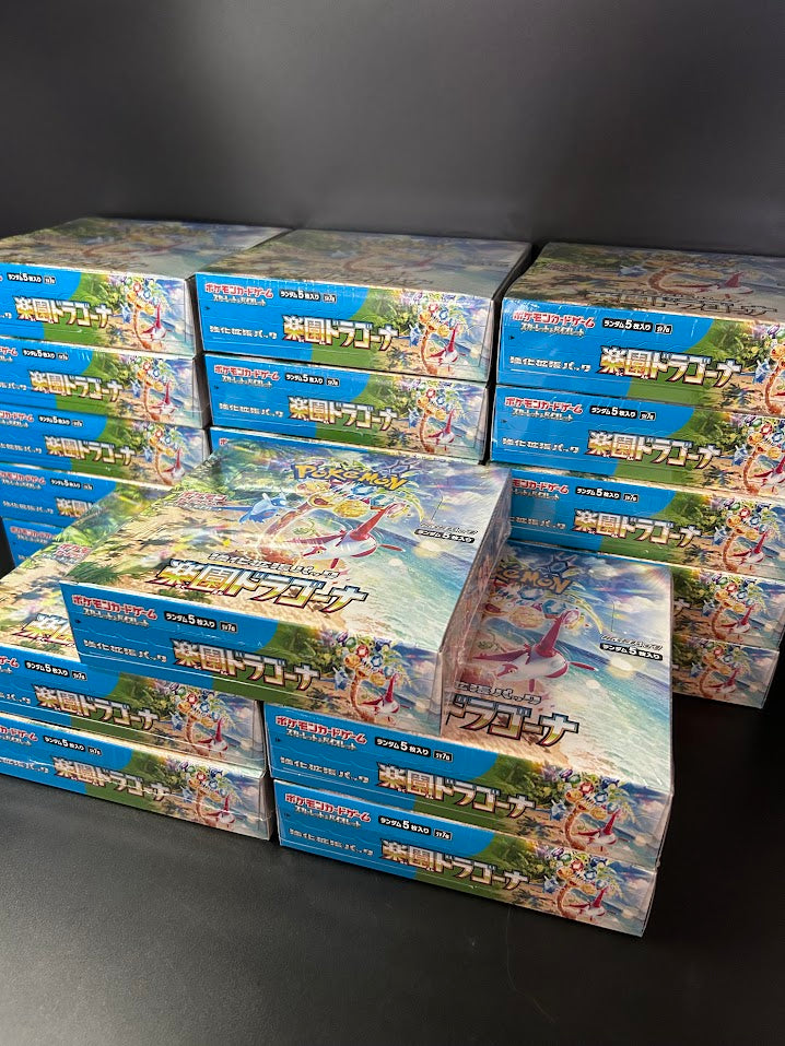 paradise dragona booster box case SV7a】Paradise Dragona Booster TCG BOX & CASE〔Factory Sealed〕
