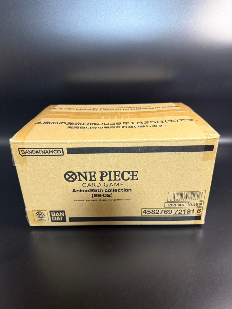 EB-02 Anime 25th Boosters TCG - Sealed & Ready to Ship! EB-02 Anime 25th Boosters TCG - Sealed & Ready to Ship!
