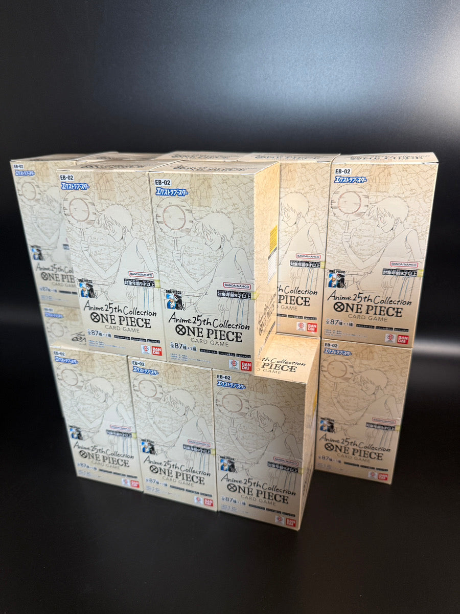 EB-02 Anime 25th Boosters TCG - Sealed & Ready to Ship! EB-02 Anime 25th Boosters TCG - Sealed & Ready to Ship!