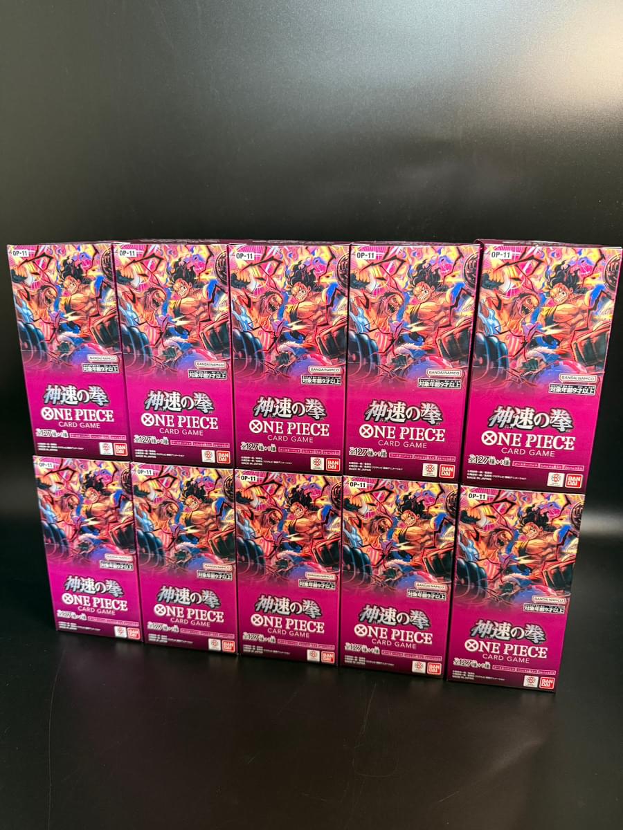 OP-11】A Fist of Divine Speed Booster TCG BOX & CASE〔Factory Sealed〕
