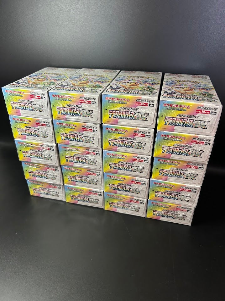 SV8aTerastal Festival ex Booster TCG BOX & CASEFactory Sealed SV8aTerastal Festival ex Booster TCG BOX & CASEFactory Sealed