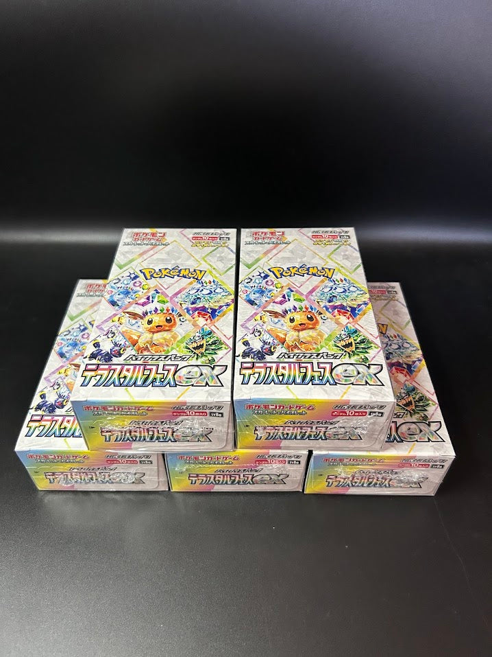 【SV8a】Terastal Festival ex Booster BOX & CASE〔Factory Sealed〕