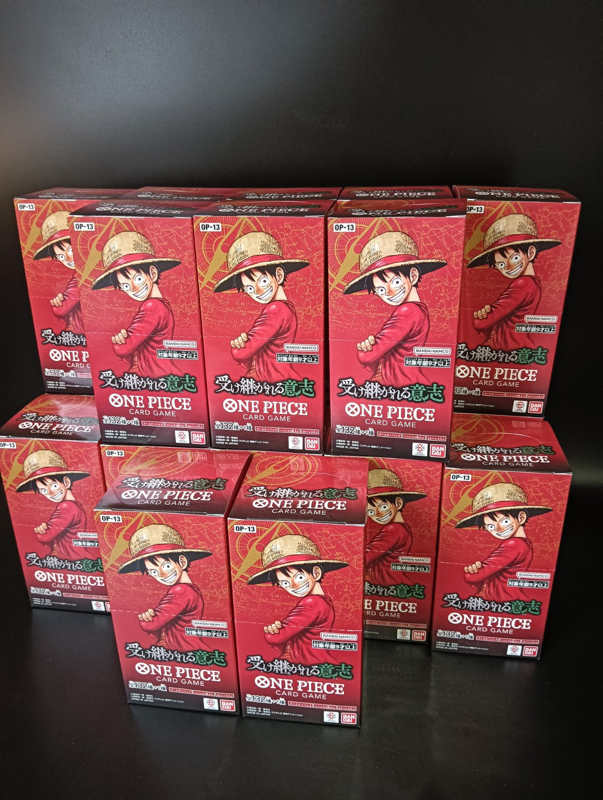 【OP-13】Carrying On His Will Booster TCG BOX & CASE〔Factory Sealed〕