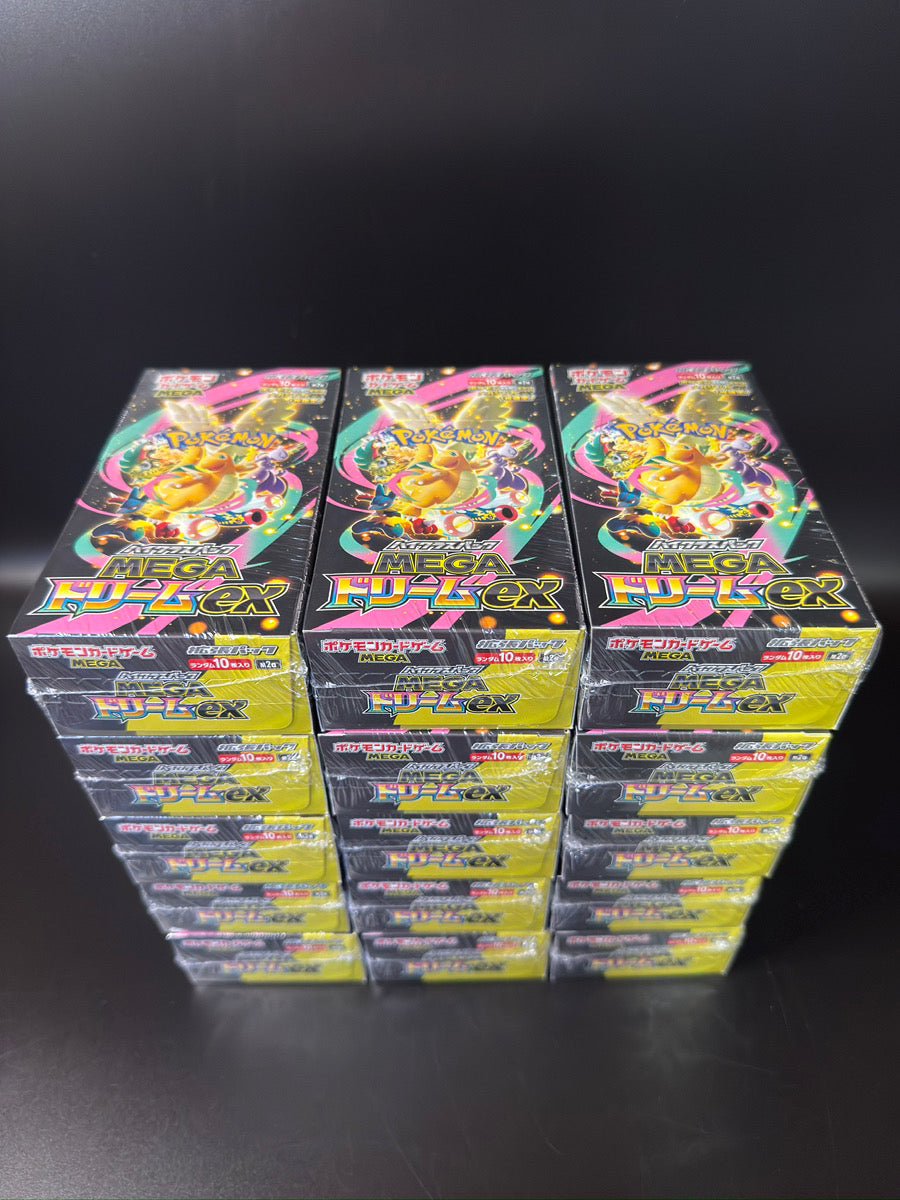 M2aMEGA Dream ex Booster TCG BOX & CASEFactory Sealed M2aMEGA Dream ex Booster TCG BOX & CASEFactory Sealed
