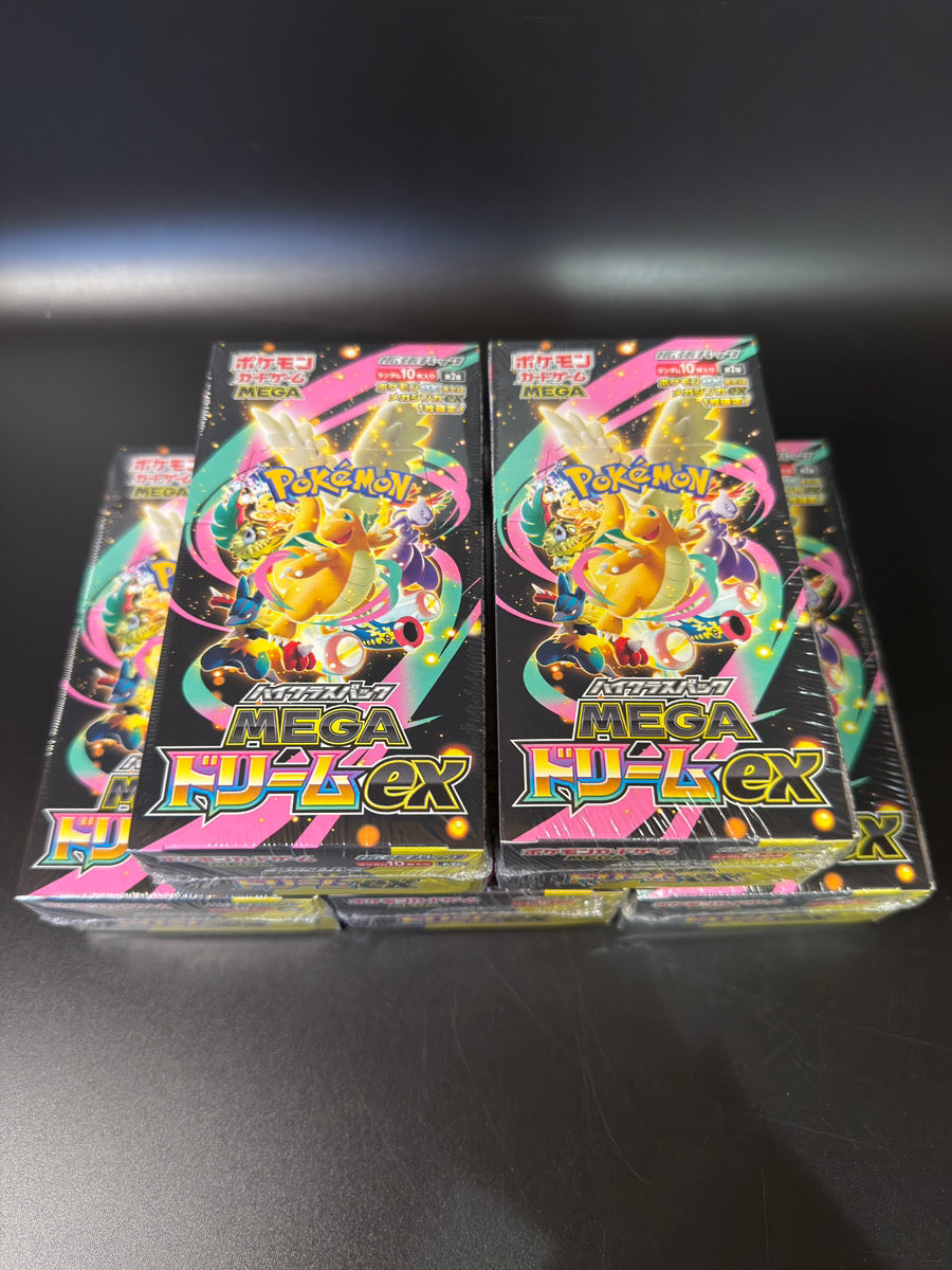 M2aMEGA Dream ex Booster TCG BOX & CASEFactory Sealed M2aMEGA Dream ex Booster TCG BOX & CASEFactory Sealed