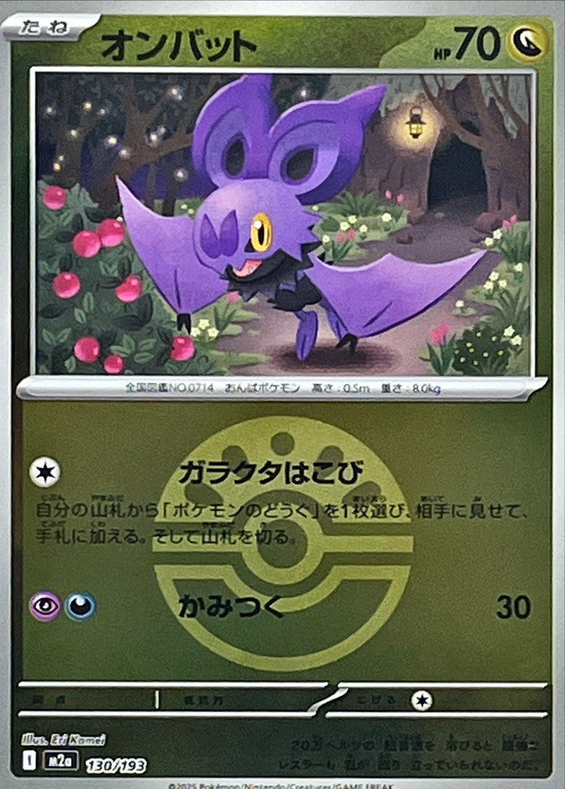 [M2a] Noibat 130/193〈〉Friend Ball Holo