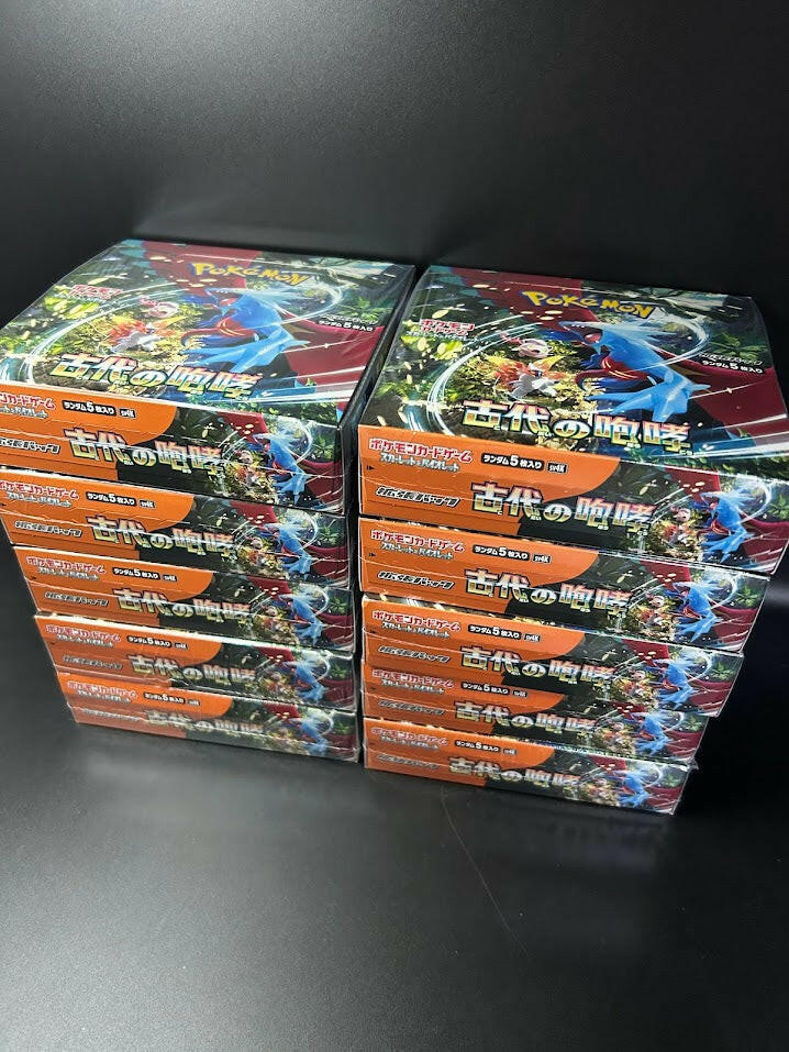 SV4KAncient Roar Booster TCG BOX & CASEFactory Sealed Buy Online at Omotenashi TCG | Japanese TCG Store SV4KAncient Roar Booster TCG BOX & CASEFactory Sealed Buy Online at Omotenashi TCG | Japanese TCG Store