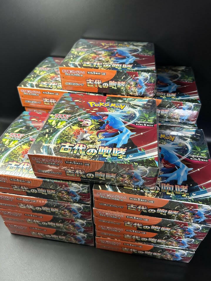 SV4KAncient Roar Booster TCG BOX & CASEFactory Sealed Buy Online at Omotenashi TCG | Japanese TCG Store SV4KAncient Roar Booster TCG BOX & CASEFactory Sealed Buy Online at Omotenashi TCG | Japanese TCG Store