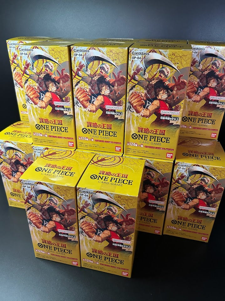 op04 booster box OP-04】Kingdom of Intrigue Booster TCG BOX & CASE〔Factory Sealed〕