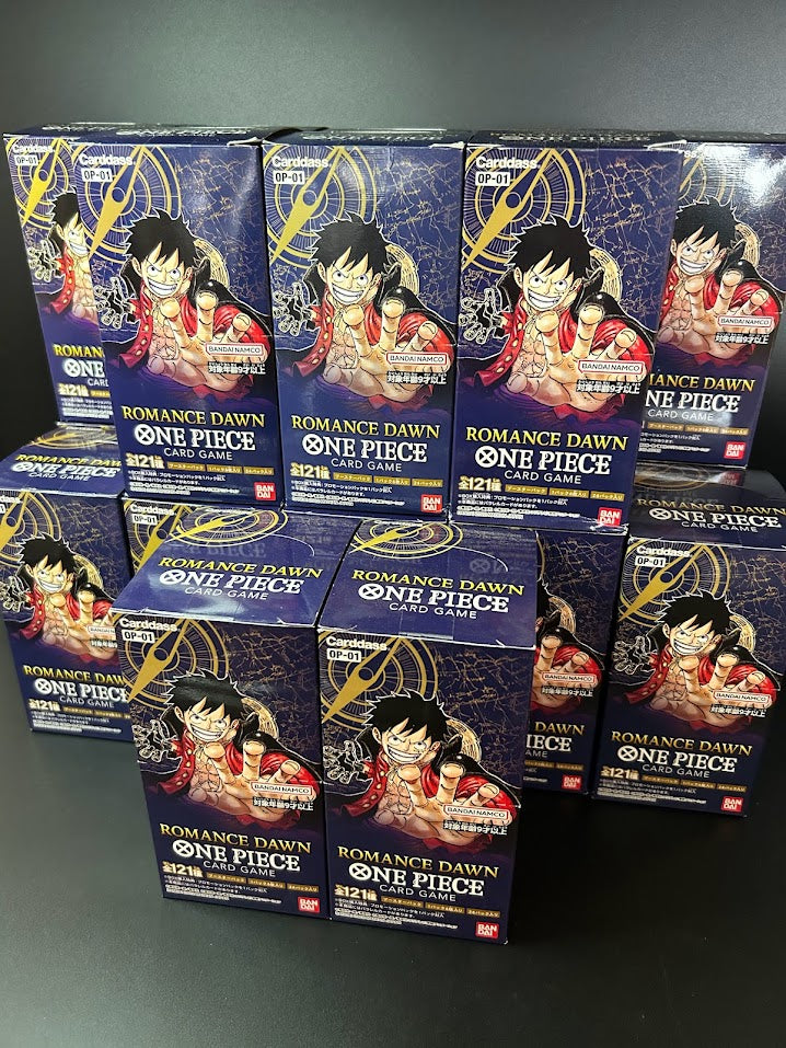 OP-01Romance Dawn Booster TCG BOX & CASEFactory Sealed Buy Online at Omotenashi TCG | Japanese TCG Store OP-01Romance Dawn Booster TCG BOX & CASEFactory Sealed Buy Online at Omotenashi TCG | Japanese TCG Store